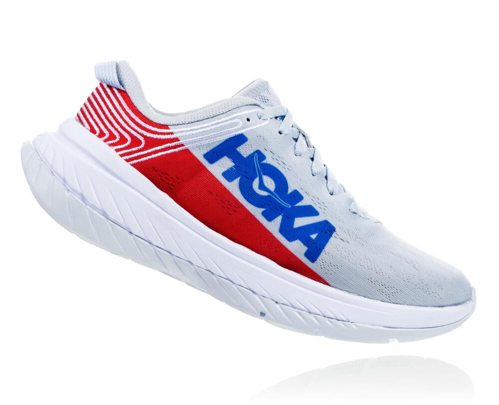 Hoka One One Carbon X Moški Road Tekaški Čevlji Mornarica / Modra SI-876320C